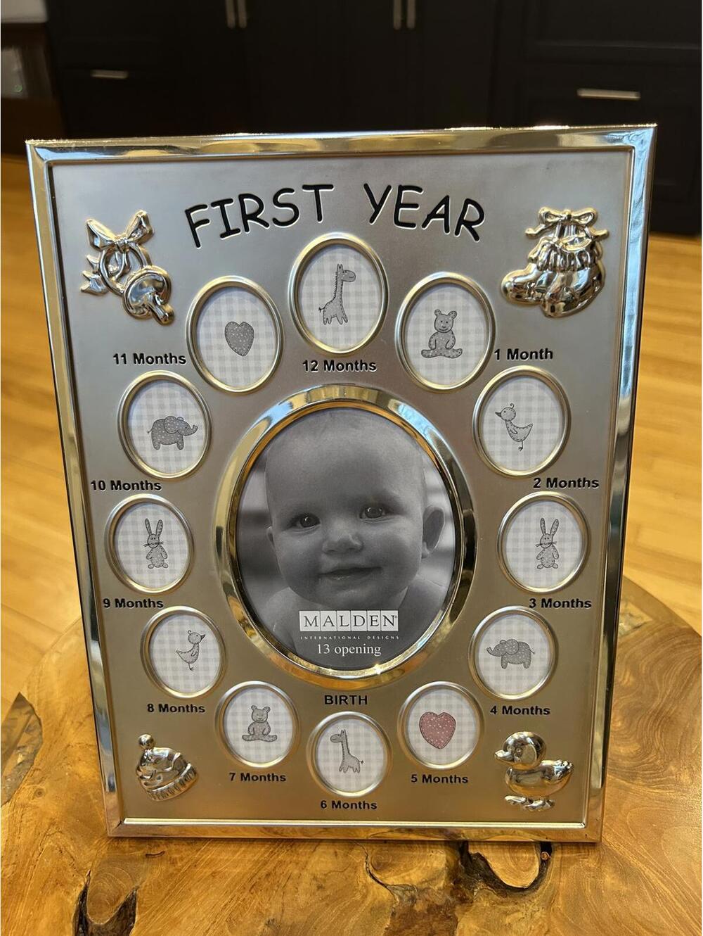 Malden Baby's First Year Picture Frame - 1st Year Monthly